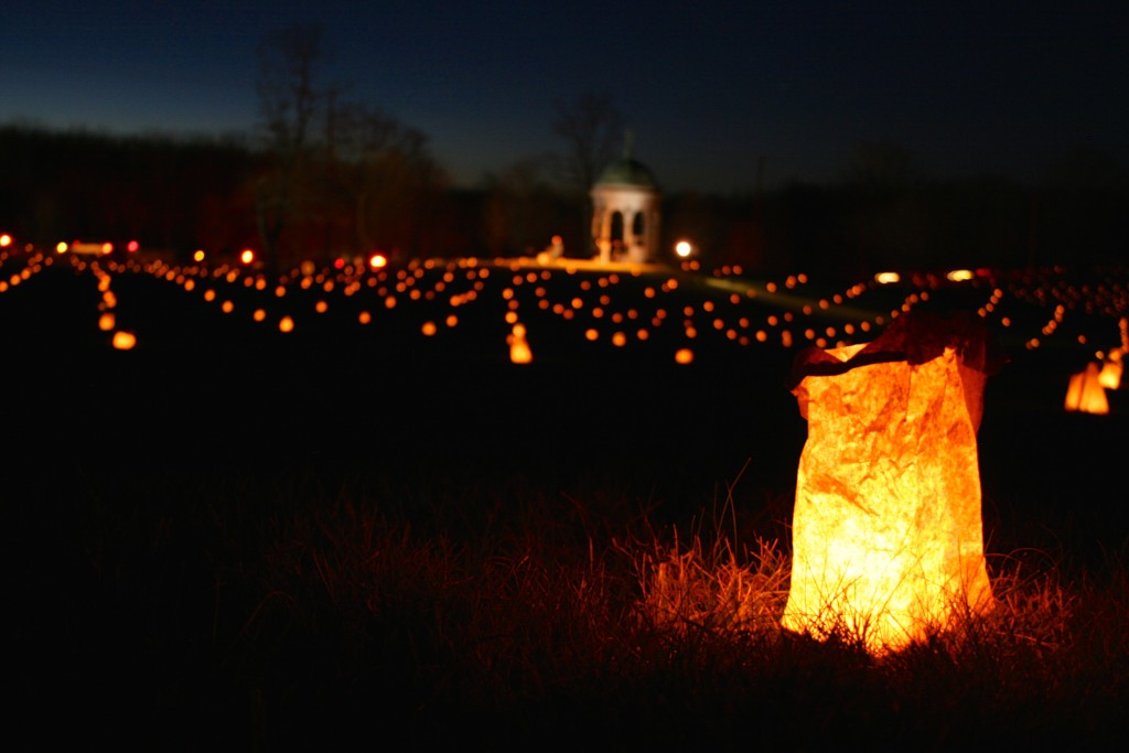 The Antietam National Battlefield Memorial Illumination